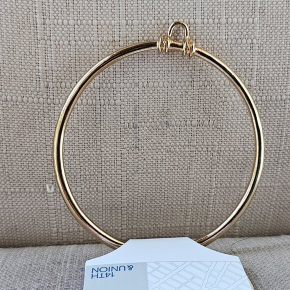 14th & union Girls Bracelet Gold Tone Fashion Wrist Band Bangle Jewelry New - Picture 8 of 11